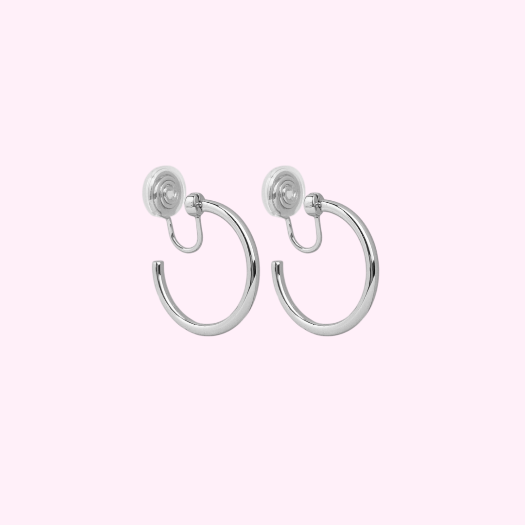 Subtile Hoops Clip Oorbellen