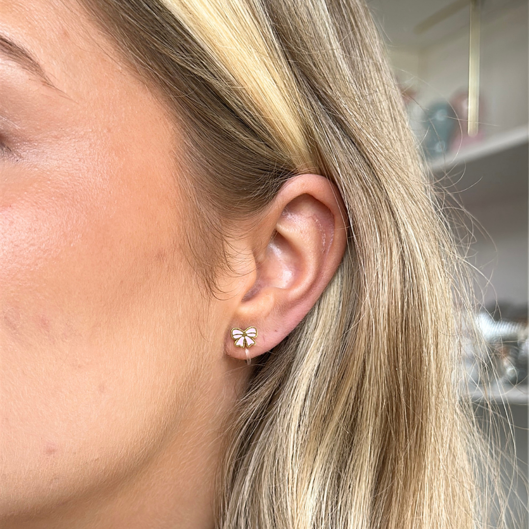 Sugar Bow Clip Oorbellen