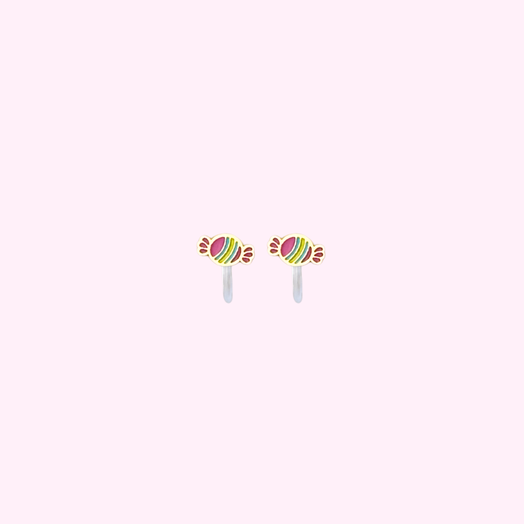 Sweet Candy Clip Oorbellen