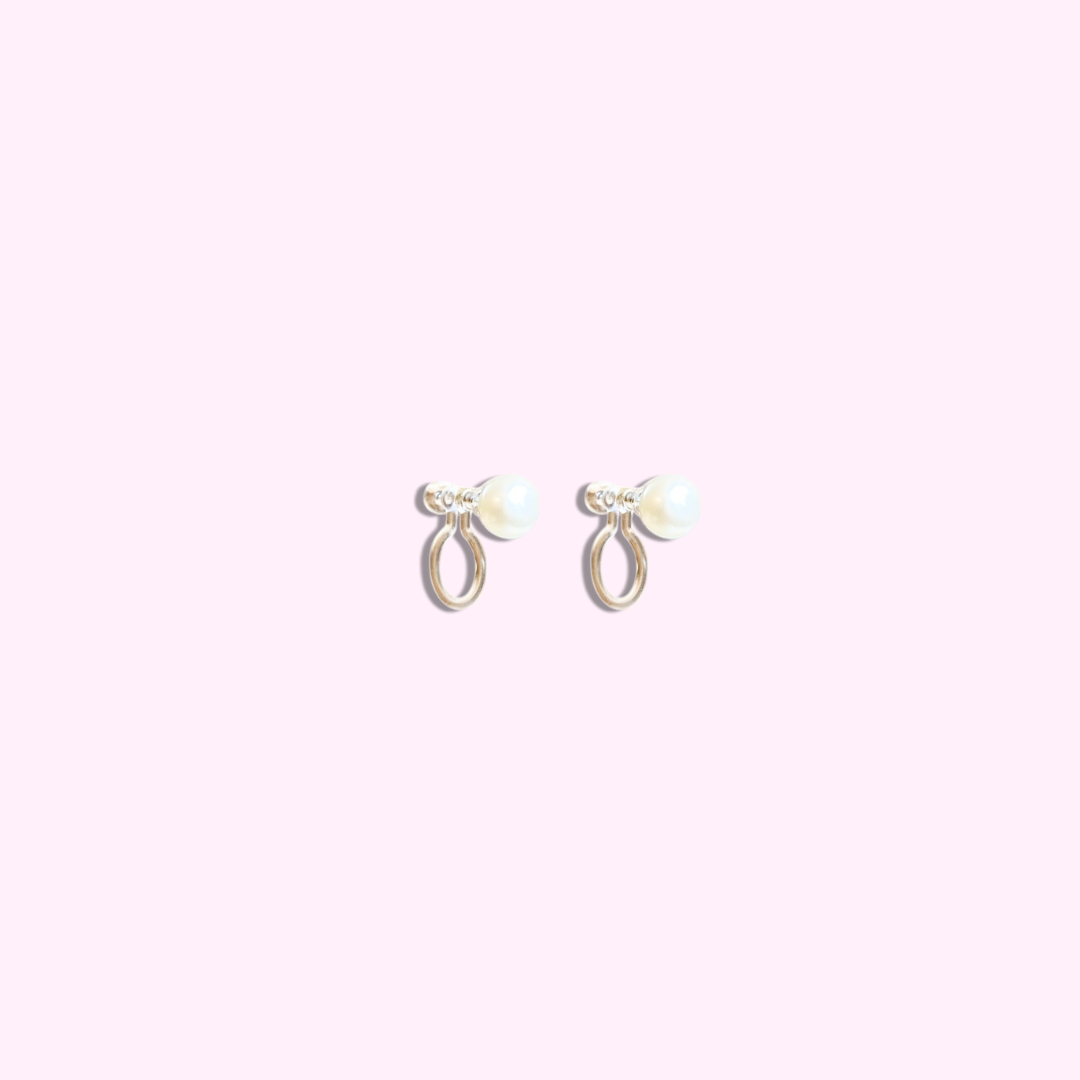 Clip Oorbellen Pearl