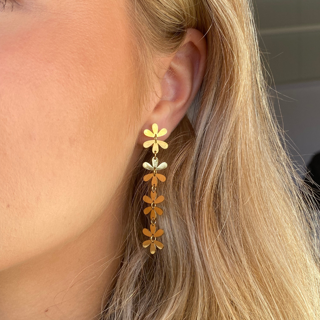 Clip oorbellen Blooming Drops