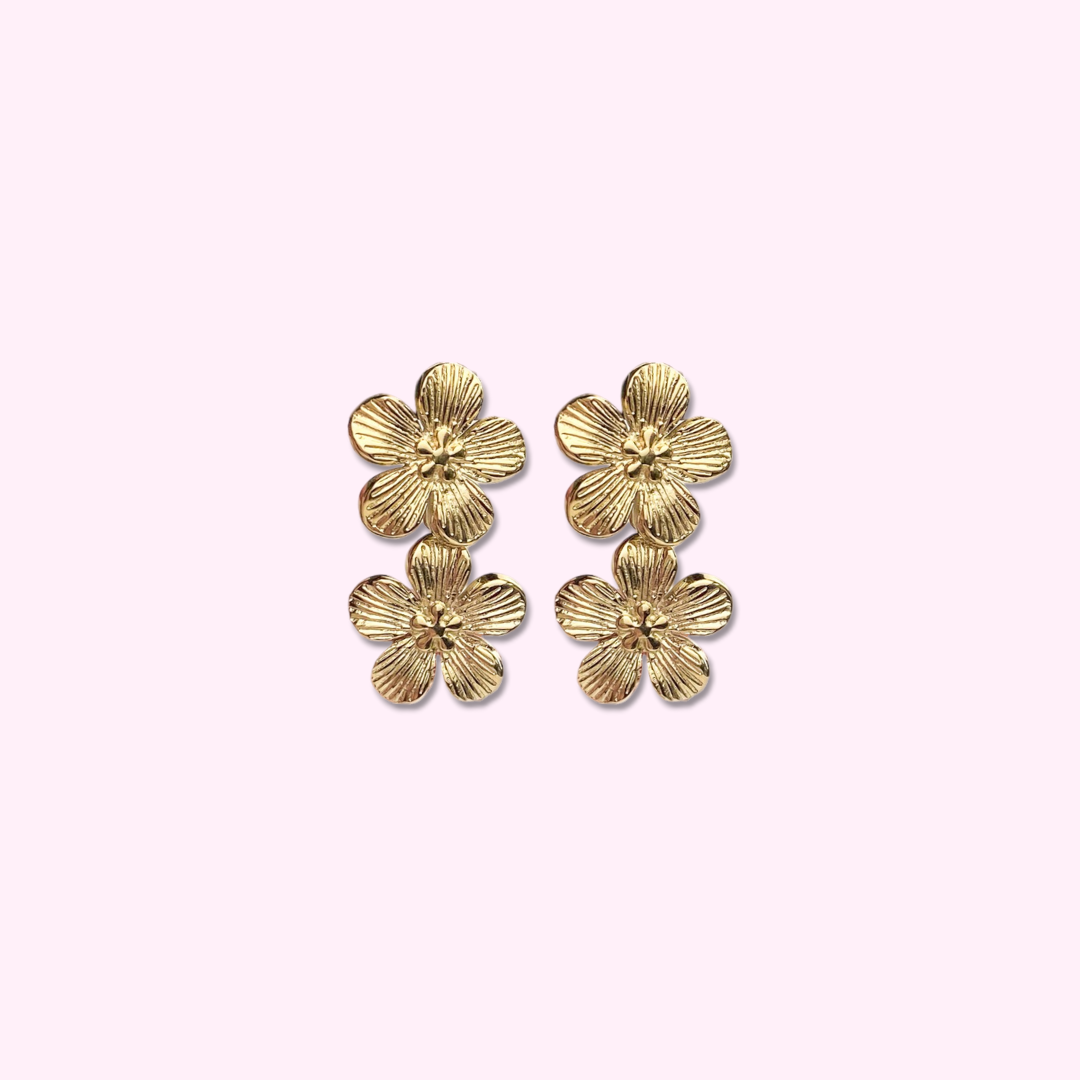Clip oorbellen Floral Crush