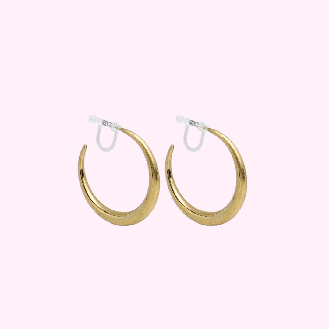 Aura Hoops Clip Oorbellen