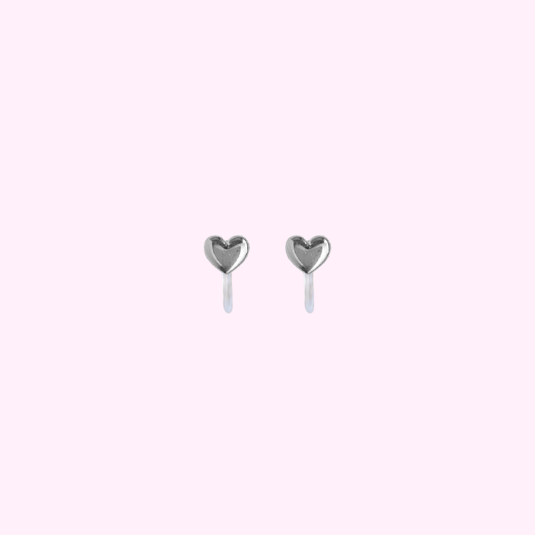 Clip oorbellen Lovely Heart