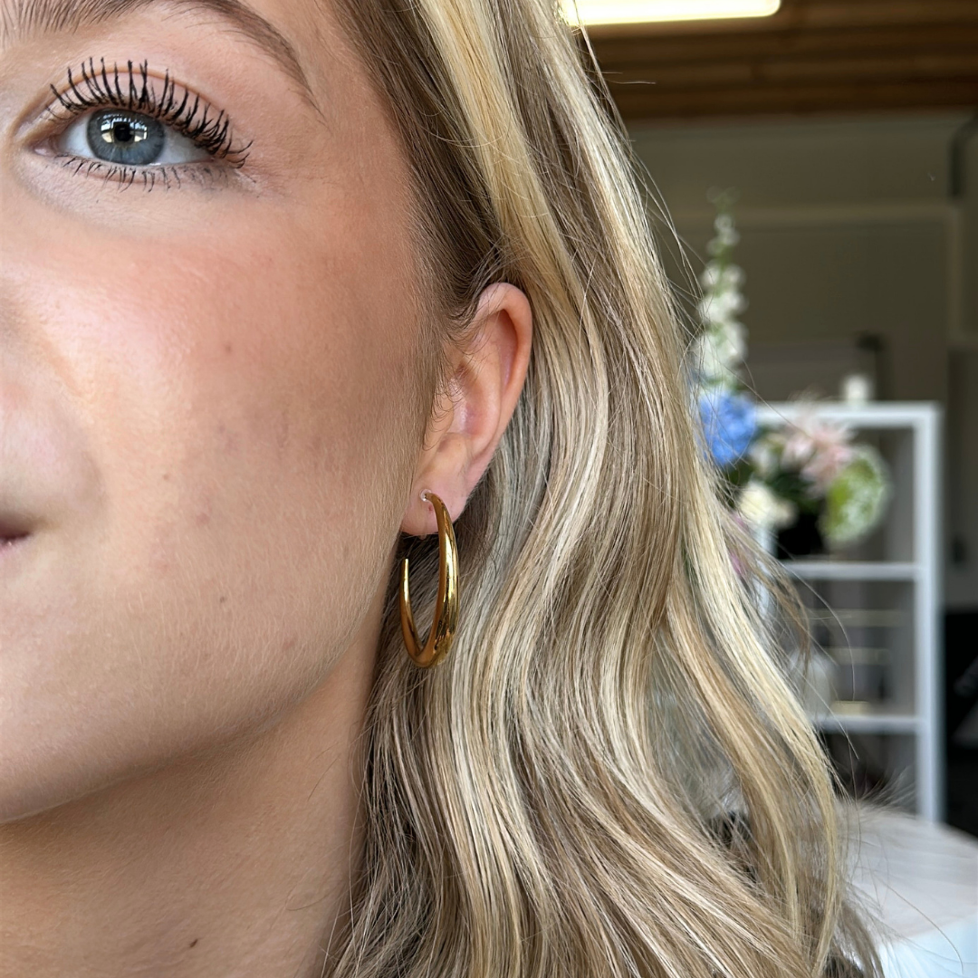 Paris Hoops Clip Oorbellen
