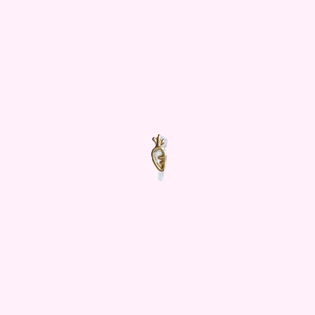 Clip oorbel Little Carrot