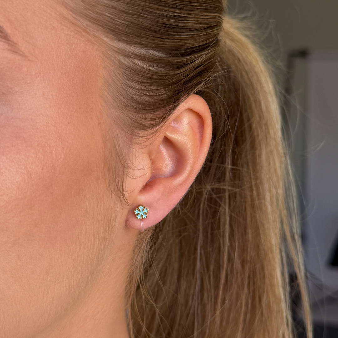 Snowflake Clip Oorbellen