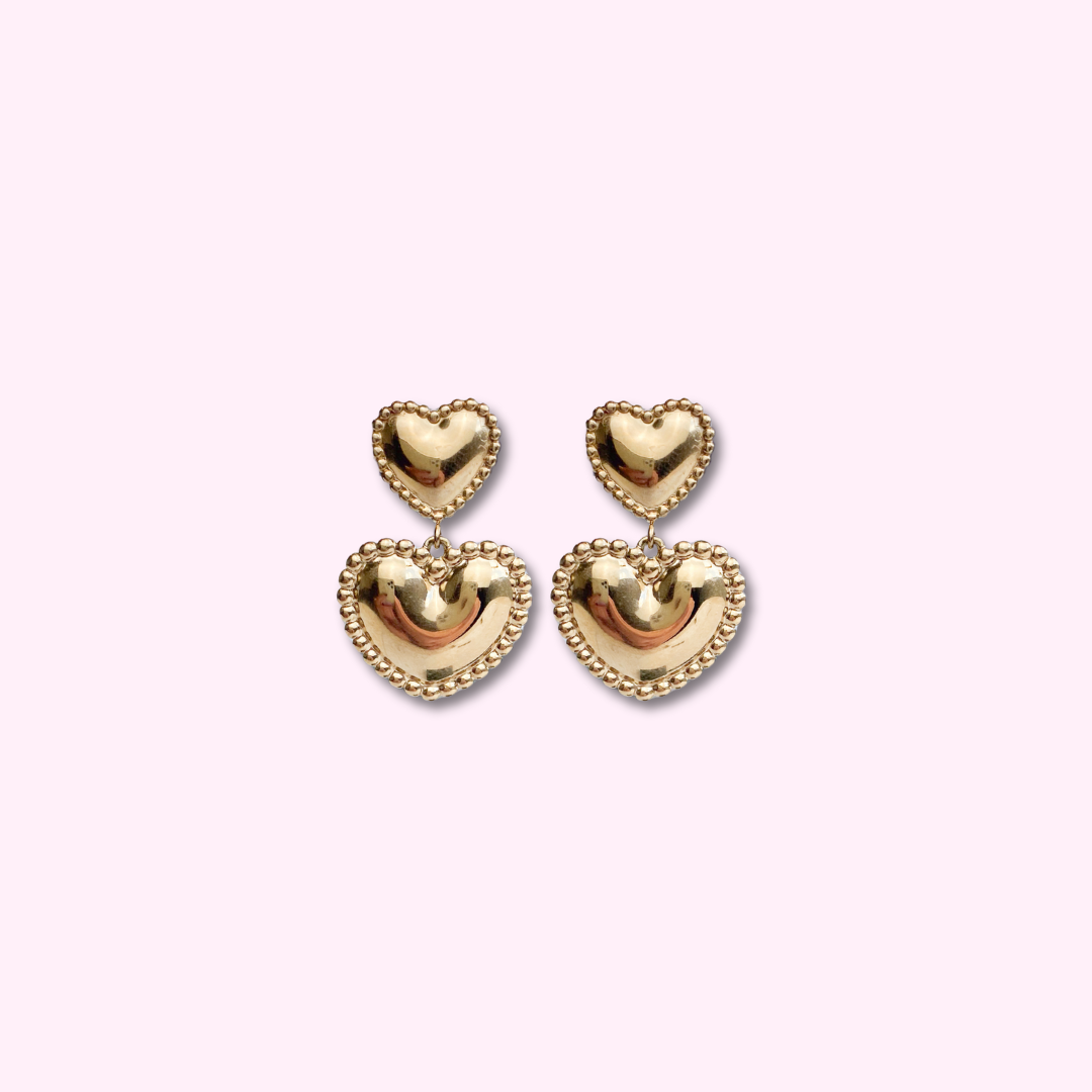 Clip oorbellen Heartbeats