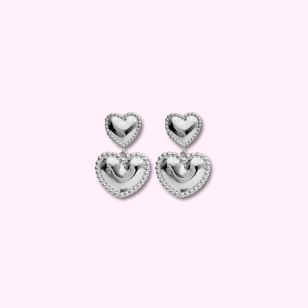 Clip oorbellen Heartbeats