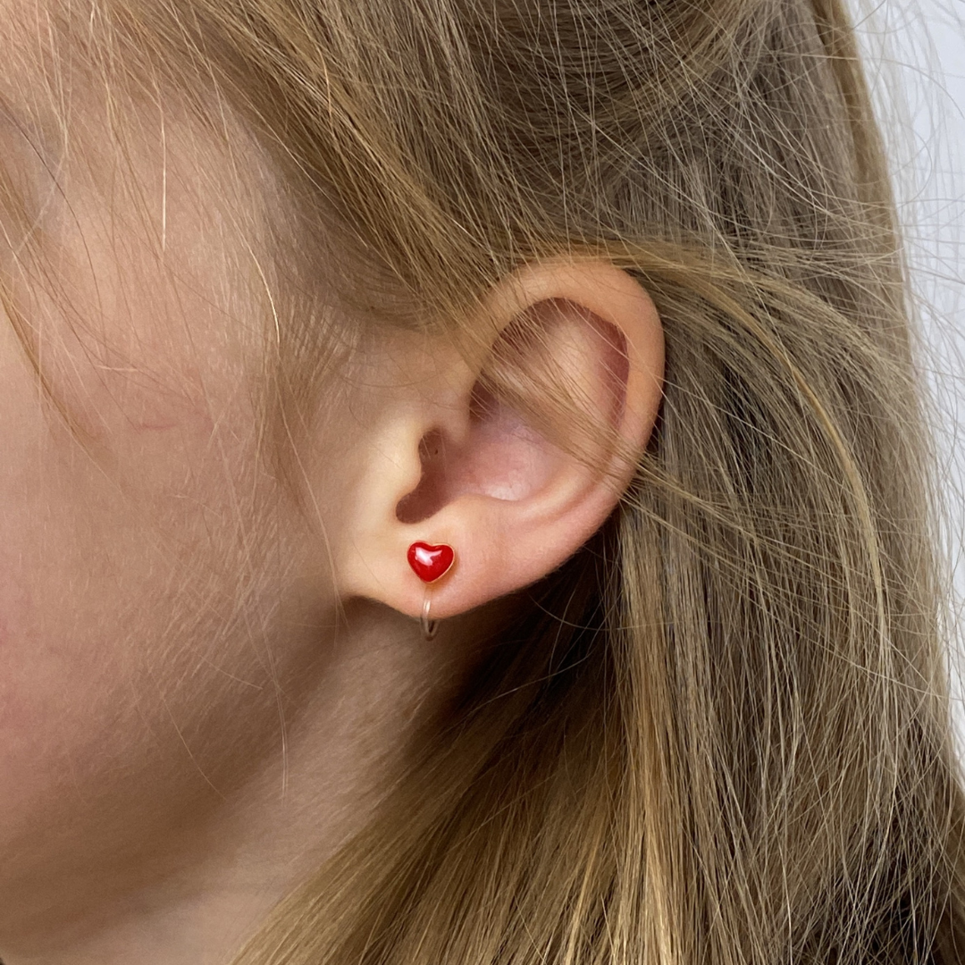 Clip oorbel Little Valentine