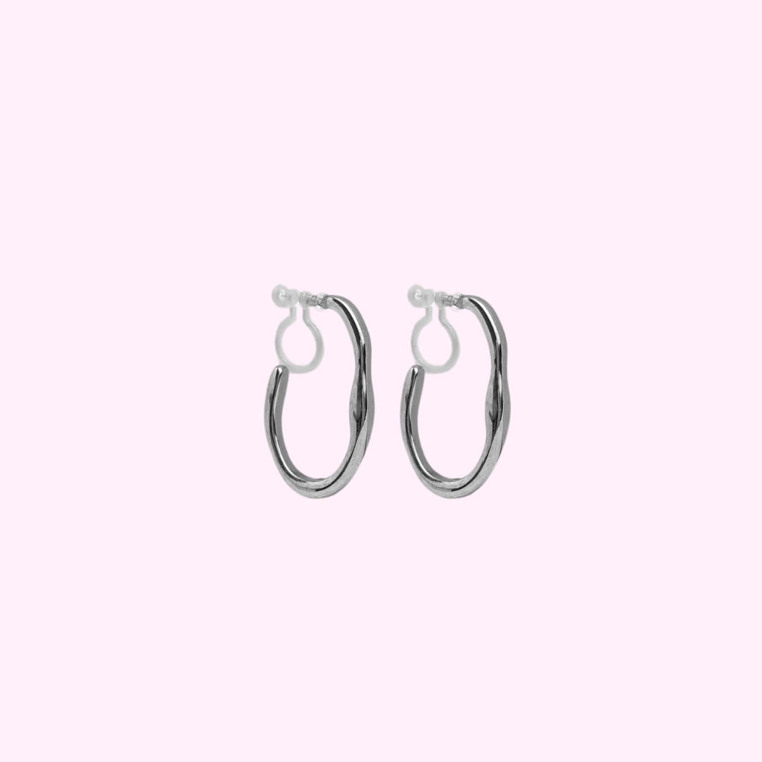 Loop Clip Oorbellen