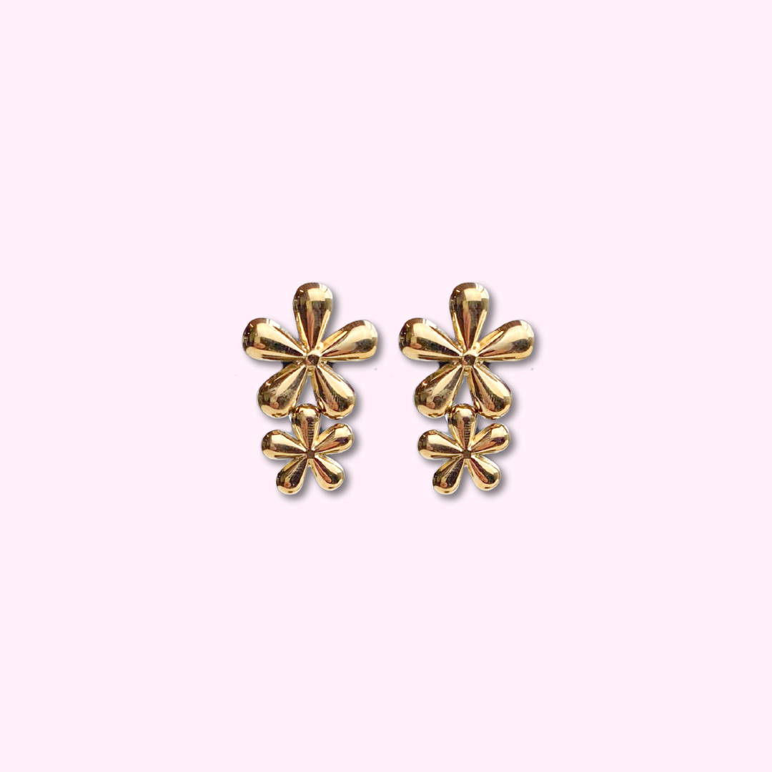 Clip oorbellen Blossoms
