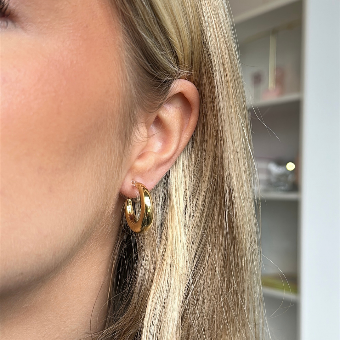 Moonlight Hoops Clip Oorbellen