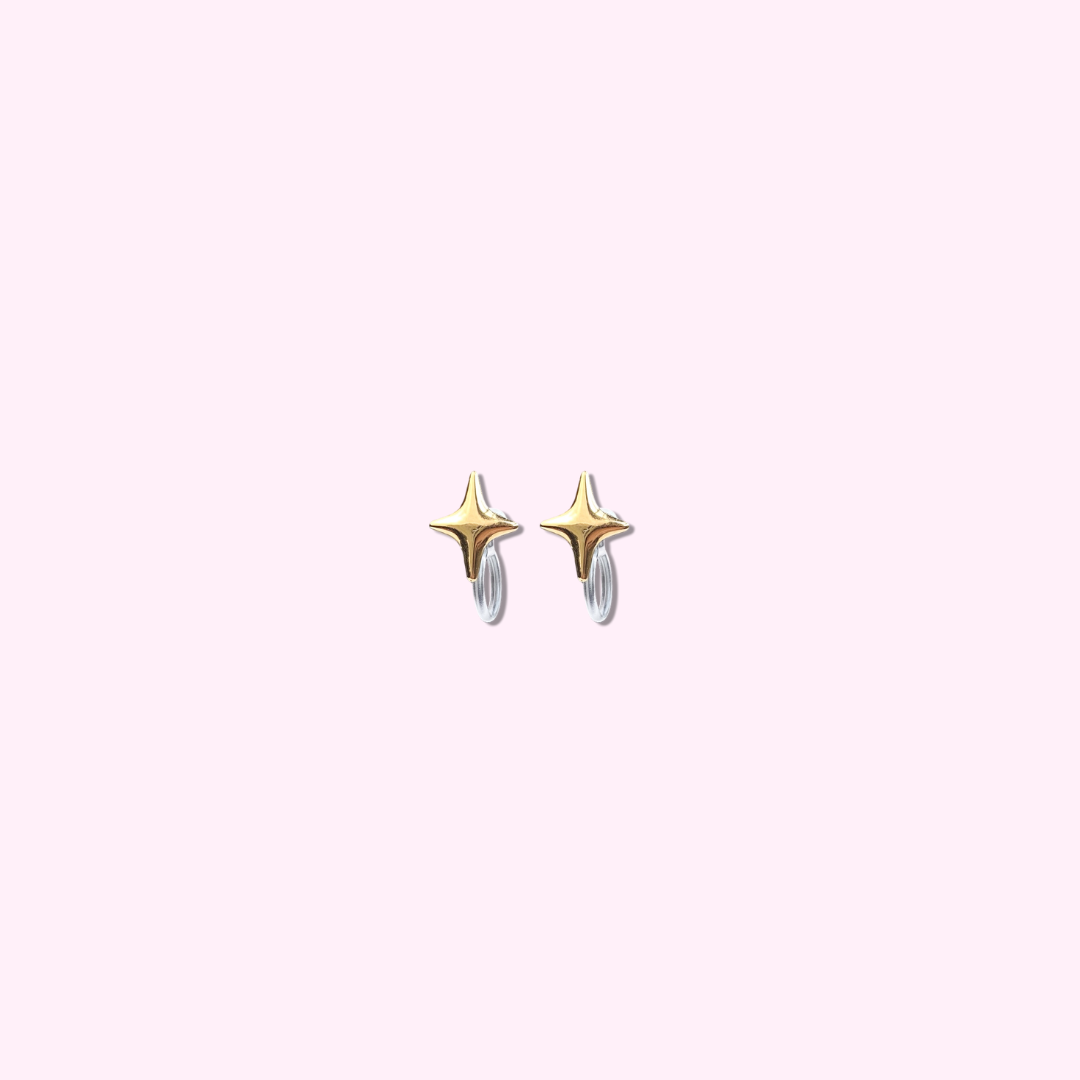 Clip oorbellen Sparkle Studs