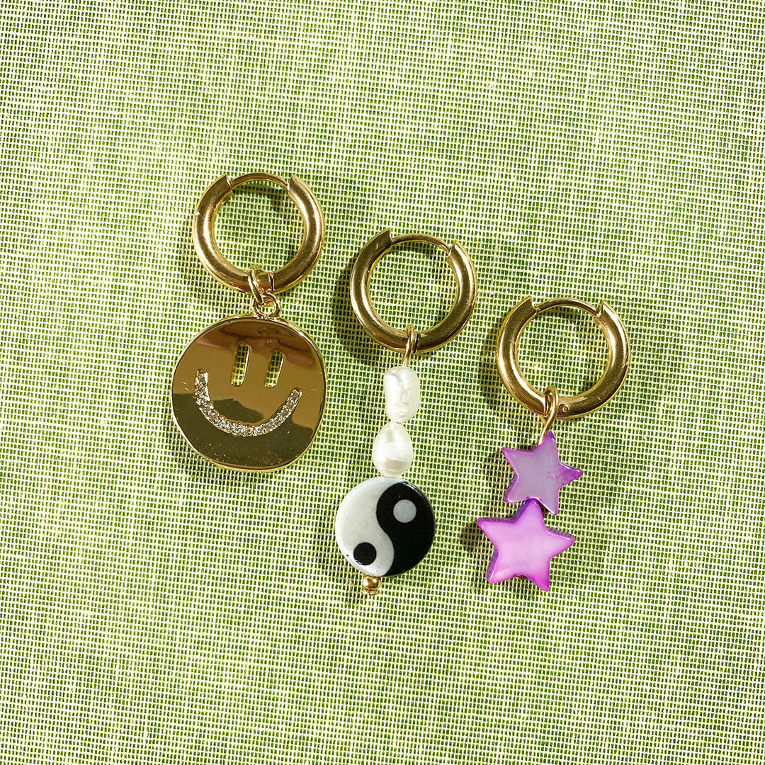 Stardoll Purple Oorbel